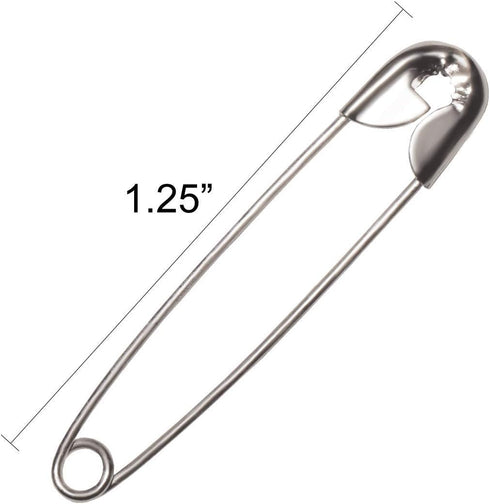 144 Pack of Metal Safety Pins...