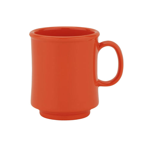 G.E.T. TM-1308-RO-EC 8 oz. Stacking Mug, Rio Orange (Pack of 4)...