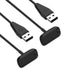 Charger for Fitbit Charge 5 / Charge 6, USB Charging Cable with Reset Button for Charge 5 & Luxe (2-Pack, 3.3ft & 1.6ft) (with Reset Button)...