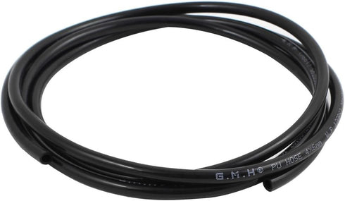 uxcell 6mm x 4mm Pneumatic Air Compressor Tubing PU Hose Tube Pipe 1.5 meter Black...
