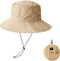 Waterproof Bucket Rain Hat, Outdoor Fishing Hat for Men Women Foldable Outdoor UV Protection Sun Hat Quick Dry Packable Hat for Summer Beach Fishi...