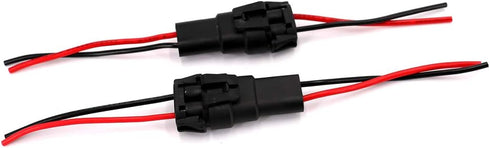 UTSAUTO 2Set 9005 9006 H10 Wire Connectors Female & Male Adapter Wiring Harness Sockets Wire 12V for Headlights Fog Lights...