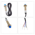 Inductive Proximity Sensor M12 LJ12A3-4-Z/BX Normally Open Detection Approach Switch 4mm NPN NO 3 Wire DC 6V-36V (4 Pack)...