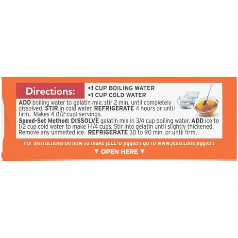 Jell-o, Gelatin Dessert, Peach (Pack of 2)...