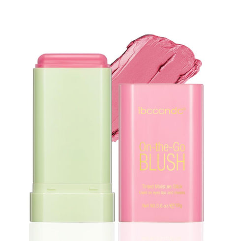 Soft Creamy Blush Stick, Multi-use Makeup Blush Stick for Cheeks and Lips Tint, Waterproof Solid Moisturizer Stick, Natural Smooth Blendable Matte...