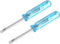 uxcell Mini Slotted Screwdriver, 2.0mm Flat Head 45mm Length for Small Appliances Repair, 2 Pcs...