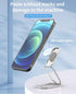Phone Ring Holder Finger Kickstand Foldable Cell Phone Stand Upgraded 360°Rotation Metal Ring Grip Holder for Magnetic Car Mount Compatible with i...