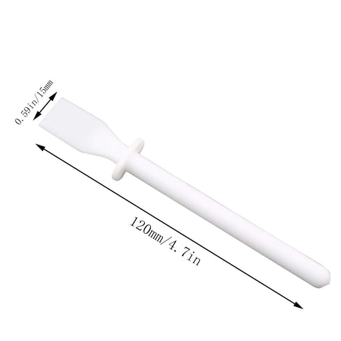 4pcs Glue Spreader 12x1.5cm White Plastic Glue Scraper Glue Smear Sticks Applicators for Leather Glue, White Glue Application...