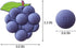 Fruit Magnetic Refrigerator Sticker, Creative Particle Magnetic Sticker (Blueberry, 2 Pcs)......