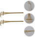 EXCEART 2pcs Five-Tooth Bamboo Sand Rake Mini Bonsai Accessories rake for Zen Garden Office Desk Accessories Zen Garden Accessory Sandbox for Mini...