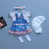 Reborn Baby Doll Clothes for 17-22 Inch Newborn Baby Doll Girl, Baby Doll Clothes Outfit Accessories fit 17-22 Inch Reborn Baby Doll Girl?Denim Sk...