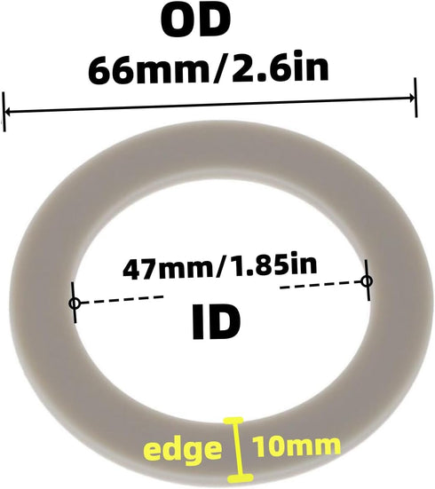 3Pcs Blender Gasket Rubber Seal O-Ring CUCB-456-3, Replacement for Cuisinart Blenders SPB-7CH BFP703CH BFP-703CH BFP-703BC BFP-703B Replacement Ru...