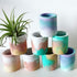 2Pcs Succulent Plants Pot Concrete Cement Mold Flower Pot Plaster Moulds Ice Shot Glass Molds Tea Light Candle Holder Pen Holder Resin Epoxy Casti...