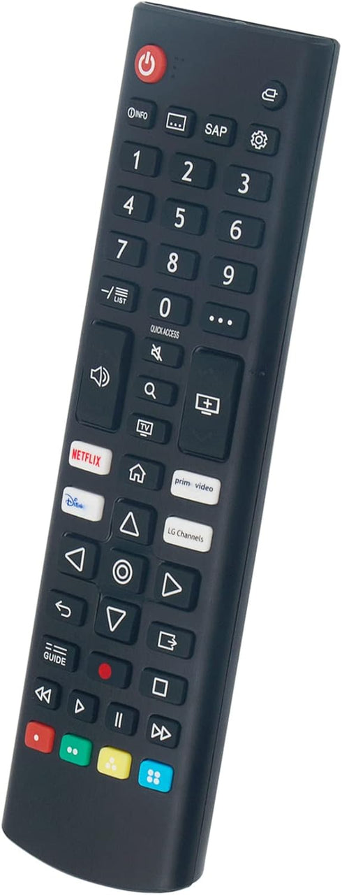 AKB76037601 Replace Remote Control fit for LG TV 2021 Model LED HD 4K Smart UHD HDTV with Prim-Video Disny Netflx Channels Buttons 43UP7000PUA 32L...