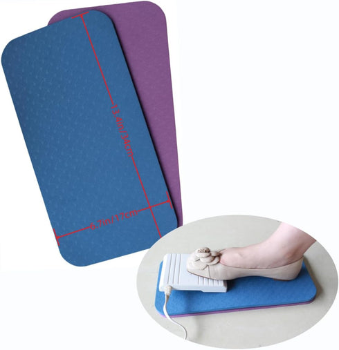 Sewing Accessory, 2 Pack No Slip Mat for Sewing Machine Foot Pedal, Sewing Machine Pedal Mat, Easy to Clean, Quilting Supplies Accessories, Blue&P...
