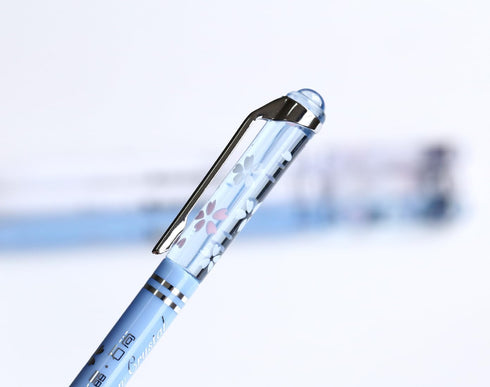 Clear Flower Top Style 0.7mm Mechanical Pencils Set, 6pcs Mechanical Pencils and 80pcs 0.7mm Refill and 4pcs Eraser for School Writing, Drafting G...
