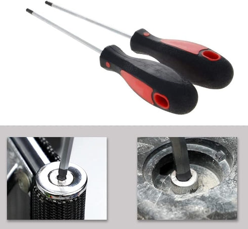 Utoolmart 3mm x 100mm Ball Head Precision Screwdriver Hex Design Wrench Hand Tool 2Pcs...