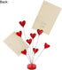 8-Branch Family Tree Picture Frame Holder, Card Photo Clips Holder Desk Stand for Memo Paper Note Photo Christmas Wedding Card Display (Red Heart)...