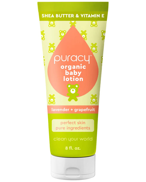 Puracy Organic Baby Lotion, Organic Eczema Moisturizer for Infants and Newborns, Natural Kids Body Lotion for Sensitive Skin, Gentle Calming Laven...