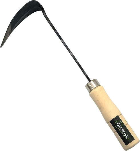 Hand Hoe Plow Korean Style Ho-Mi Small Hoe Used to Dig Up Weeds (Grass)...