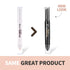 Highlighter Stick, Double Ended Highlighter Makeup Stick with Sponge Brush, Shimmer Waterproof Long Lasting Smooth Silver Glitter Brighten Face Ma...