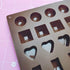 Happy Mothers Day Chocolate Mold Silicone Cake Pan Non-toxic Set of 2 for Baking, DIY Candy Choco Gifts Best Families Wishes (Shell)...