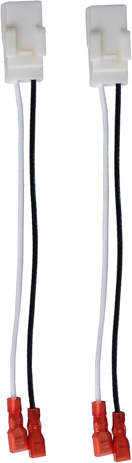 2 Pack 72-6514 Speaker Wire Harness Adapter Plug Compatible with Jeep Wrangler Chrysler Town & Country Speaker Harness Adapter Dodge Dakota Front ...