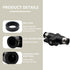 3 Pcs 6mm Pneumatic Ball Valve Push to Connect Fittings BUC Air Flow Control Valve Straight Quick Connect Air Hose Fittings...