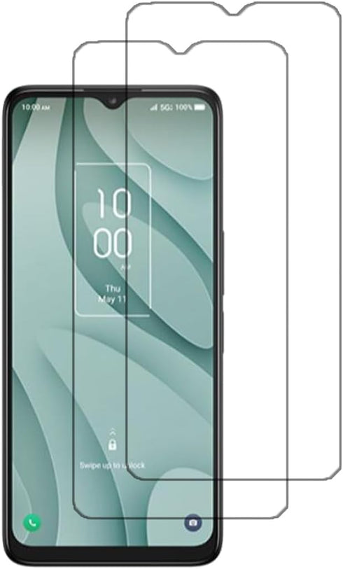 [2 Pack Tempered Glass Screen Protector Frontier Protective Protector for TCL 40 XE T609M......
