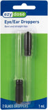 EZY DOSE Ear and Eye Medicine Dropper, 1mL Glass Liquid Dispenser with Straight & Bent Tips, BPA-Free Design for Precise Dosing, Ideal for Eye Dro...