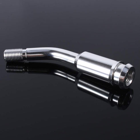 Minyinla 5 inch Gear Shifter Stick Lever Bend Extension Shift Knob Extender Replacement for T4 1990-2003 Silver...