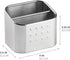 iDesign Forma Polished Stainless Steel Sink Organizer Set with Sponge and Scrubby - 3.1" x 4" x 3.1"...