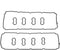 Donepart Valve Cover Gasket VS50476R for Commander Grand Cherokee Dodge Charger Durango Magnum Ram Chrysler Aspen 5.7L 6.1L 2003-2009...