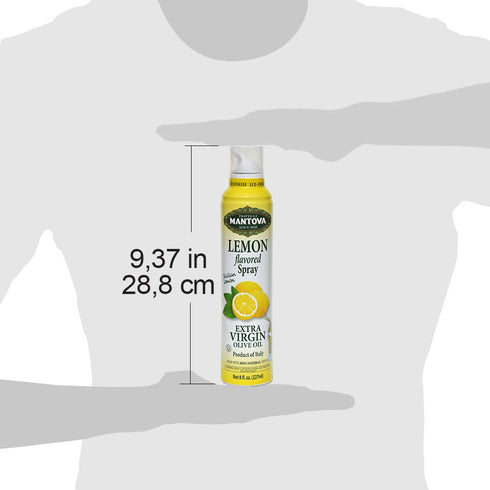 Mantova Spray 100% Extra Virgin Olive Oil Lemon 8 Ounce...