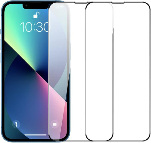 PERFECTSIGHT Compatible for iPhone 14 Plus, iPhone 13 Pro Max Screen Protector 6.7 Inch 2 Pack HD Clear Premium Tempered Glass Case Friendly 9H Ha...