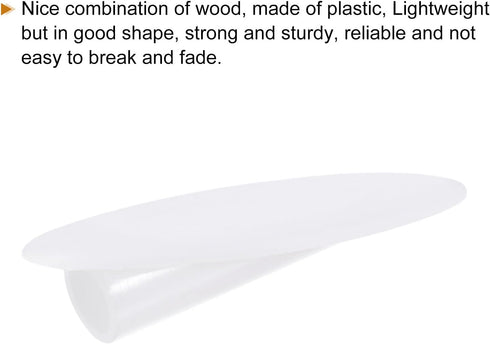 MECCANIXITY 9mm Plastic Pocket Hole Plugs,Wood Plugs for Pocket Hole Jig Working Tool Accessories,White Pack of 50...