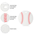 Baby Sport Teething Toys,BPA Free Food Grade Silicone Teether,Highly Effective Pain Relief for Boy and Girl,Freezer Safe Teething Egg (Baseball)...
