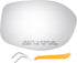 X AUTOHAUX Car Rearview Right Passenger Side Mirror Glass Replacement W/Backing Plate Heated White Glass for Honda Odyssey 2014 2015 2016 2017...