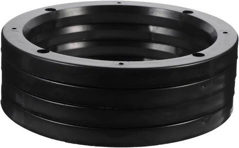 Wakauto 4 Pairs 6.5 inch Car Speaker Spacer Adapter Stackable Sturdy Plastic Speaker Mount Bracket Ring for Car...