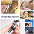 105 Degree Right Angle Driver Angle Extension Power Screwdriver Drill Attachment, 1/4 inch Flexible Angle Extension Bit Kit for Screwdriver &Drill...