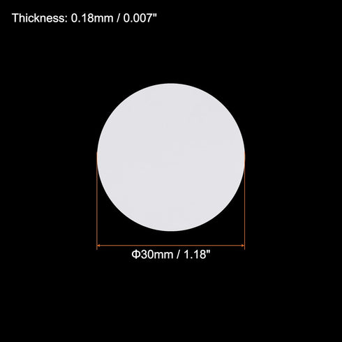 100 Count English Paper Piecing Round 30mm Shapes Paper Quilting Templates Patchwork English Paper Piecing Supplies for Quilting Sewing DIY Craft...