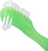 Brushes Double Bristle Head Pr, 5pcs Denture Brush Set BrushesDenture Care 5pcs Denture Brush Set (Green)...