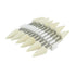 Luo ke 10mm Wool Felt Polishing Bits - 1/8'' Shank Conical Shape Wool Felt Buffing Polishing Points for Dremel Rotary Tool (Pack of 12)...