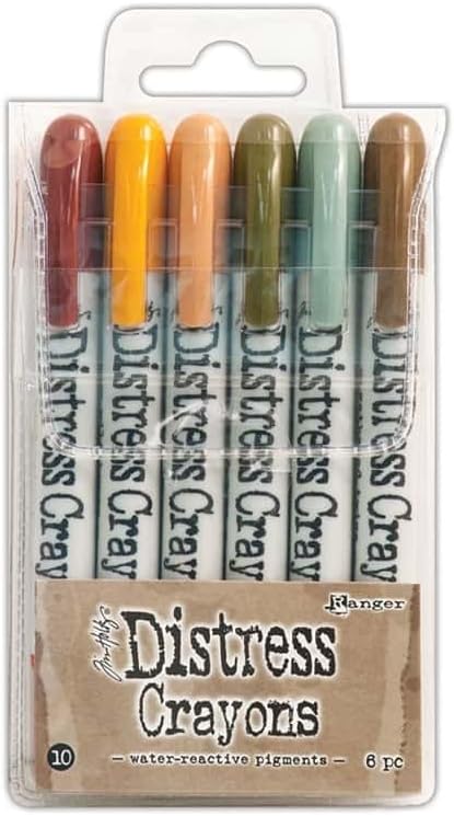 Ranger Tholtz Distress Crayon Assortment #10 Set (6 count)...