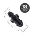 150Pcs 1/4 Inch Drip Irrigation End Cap Plugs Straight Coupling Barbed Connector Fittings for 7mm /5mm Tube Drip Irrigation Watering System...