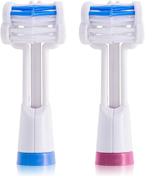 Triple Bristle Replacement Brush Head Refills | Innovative 3 Head Design | Compatible with Triple Bristle Brand Sonic Toothbrush | Color Changing ...