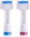 Triple Bristle Replacement Brush Head Refills | Innovative 3 Head Design | Compatible with Triple Bristle Brand Sonic Toothbrush | Color Changing ...