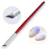 WOKOTO Nail Gradient Brush With Red Wooden Handle Nail Drawing Brush Uv Gel Design Builder Painting Pen...