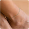 18K Gold Plated Boho Beaded Anklets for Women Dainty Gold Layered Round Ball Ankle Bracelet Pearl Cross Anklet Bracelet Waterproof Gold Jewelry Gi...