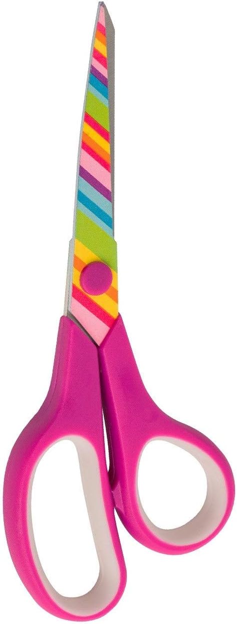 SINGER 7 3/4" Blades, Rainbow Print Scissors...